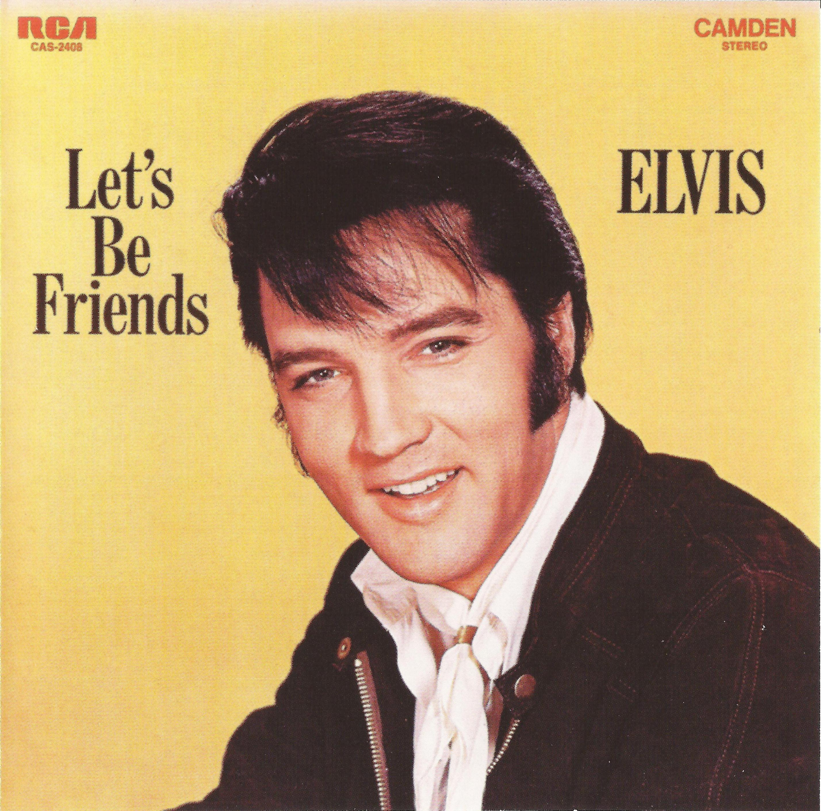 Elvis Presley  Lets Be Friends : Front